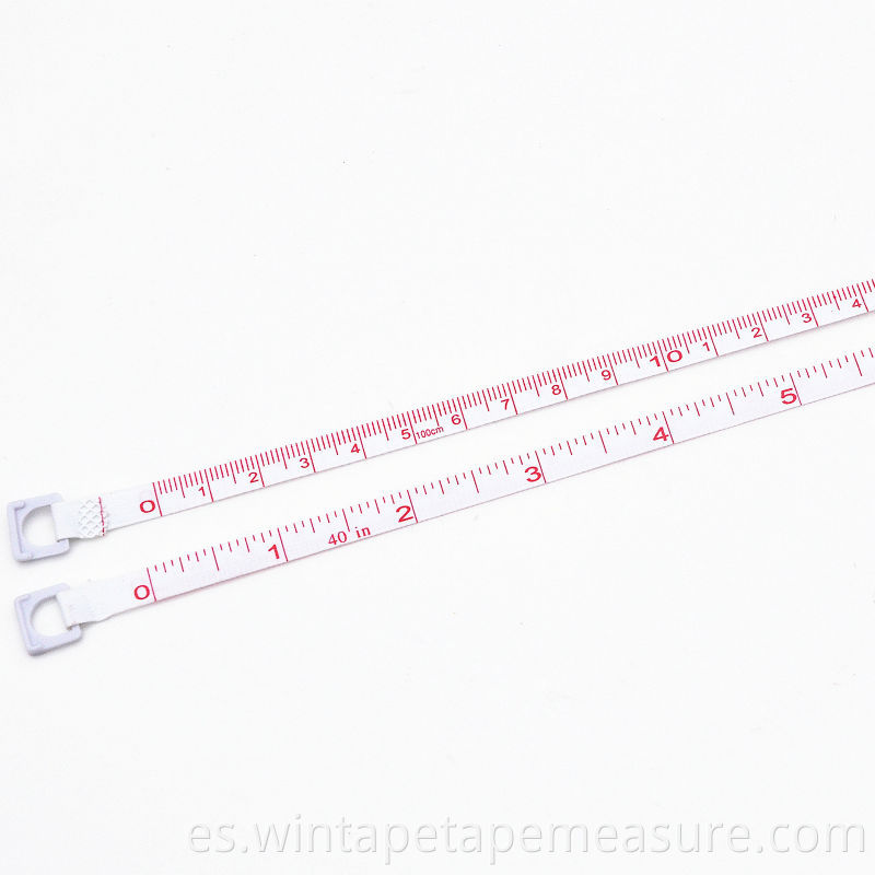 Mini cinta métrica cuadrada transparente de 100 cm / 39 pulgadas que adapta artículos médicos promocionales suministro de china a granel con logotipo o nombres